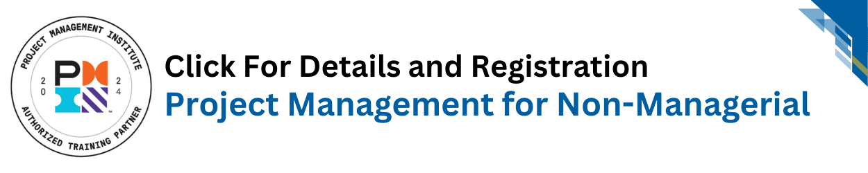 Project Management for Non-Managerial Training Course